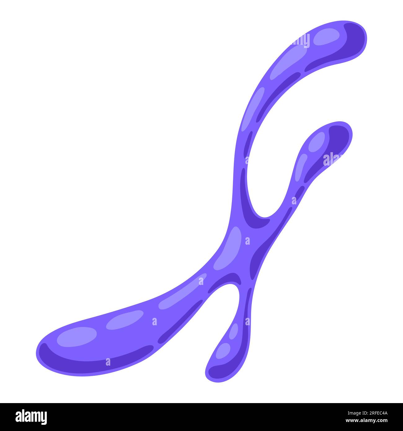 Splattering blotch slime. Toxic mucus smudges stain. Leaking paint blot