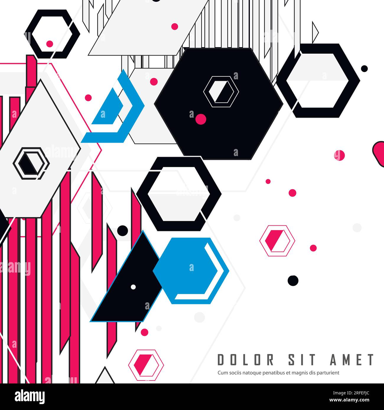 Dotted hexagonal grid hi-res stock photography and images - Alamy