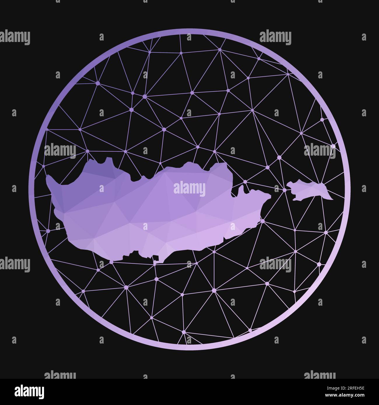 Cyprus Icon Vector Polygonal Map Of The Country Cyprus Icon In Cyprus Icon Vector Polygonal Map Of The Country Cyprus Icon In