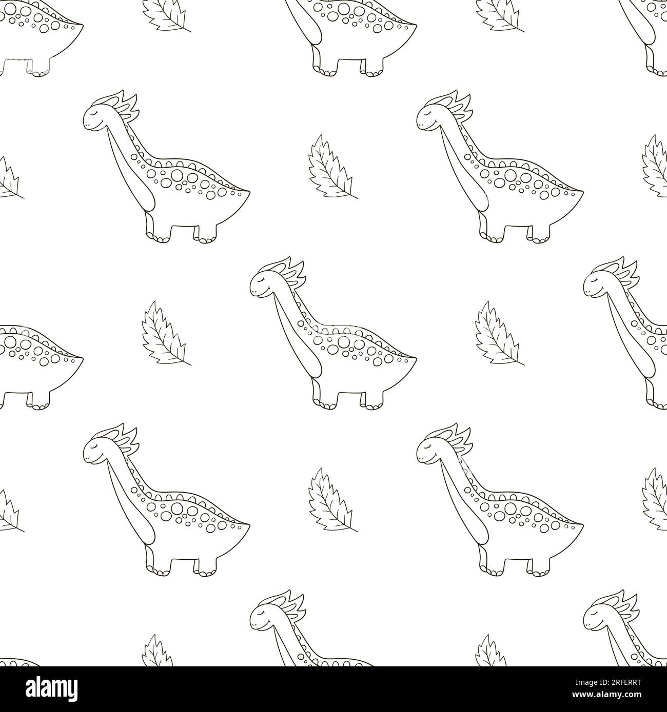 Dino pattern hi-res stock photography and images - Alamy