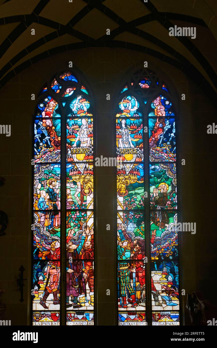Switzerland, canton of Fribourg, Fribourg, Saint Nicolas cathedral