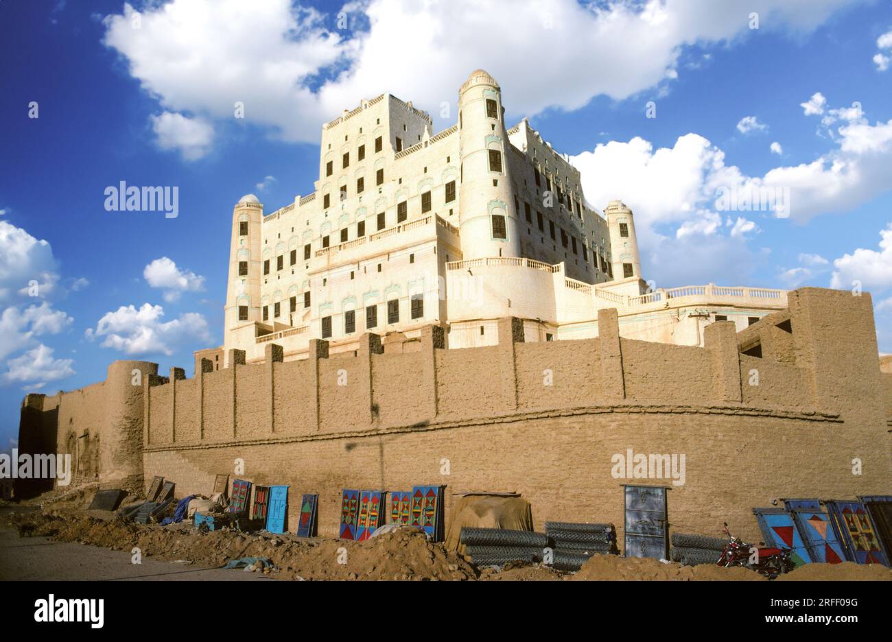 Sultans Palace, Seyun, Wadi Hadramaut, Yemen Stock Photo