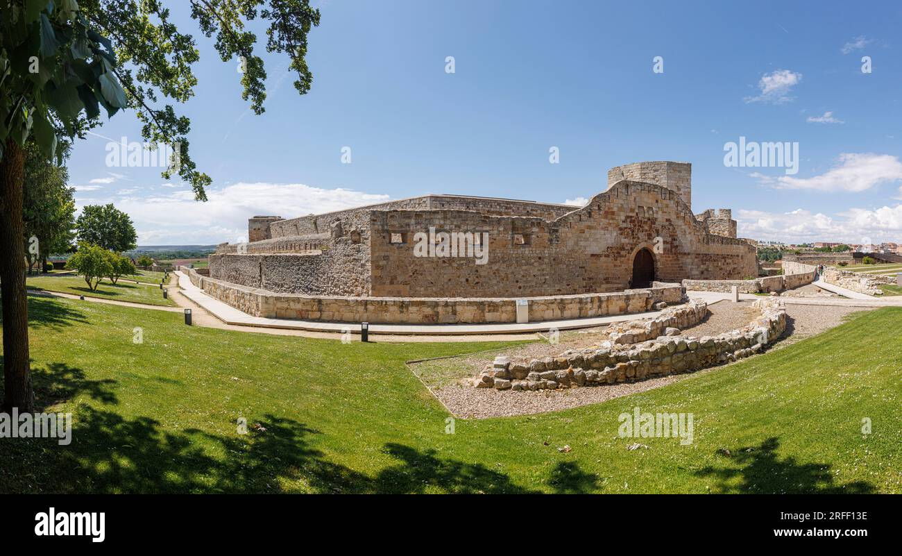 Spain, Castile and Leon, Zamora, el castillo Stock Photo