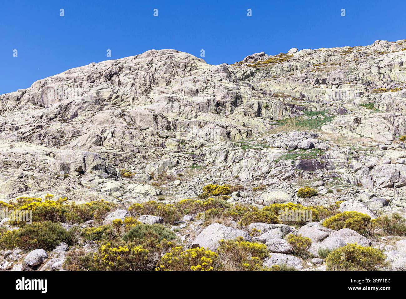 Spain, Castile and Leon, Hoyos del Espino, the Sierra de Gredos, Laguna Grande trek Stock Photo