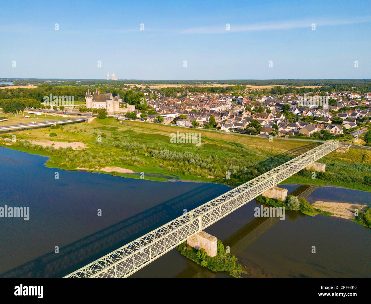 Suly View France, Loiret, Loire Valley listed as World Heritage by UNESCO, the ...