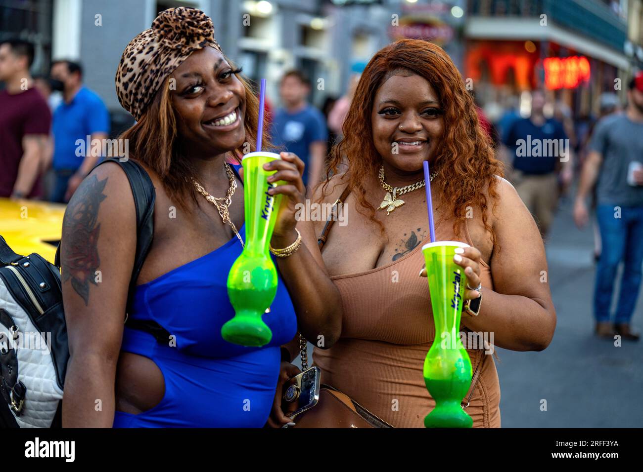 United States, Louisiana, New Orleans, the French Quarter, handgrenade coktail Stock Photo