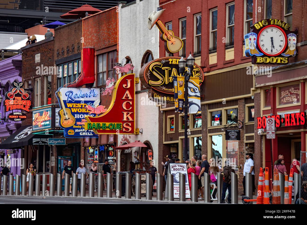 United States, Tennessee, Nashville, the District neighborhood Stock Photo