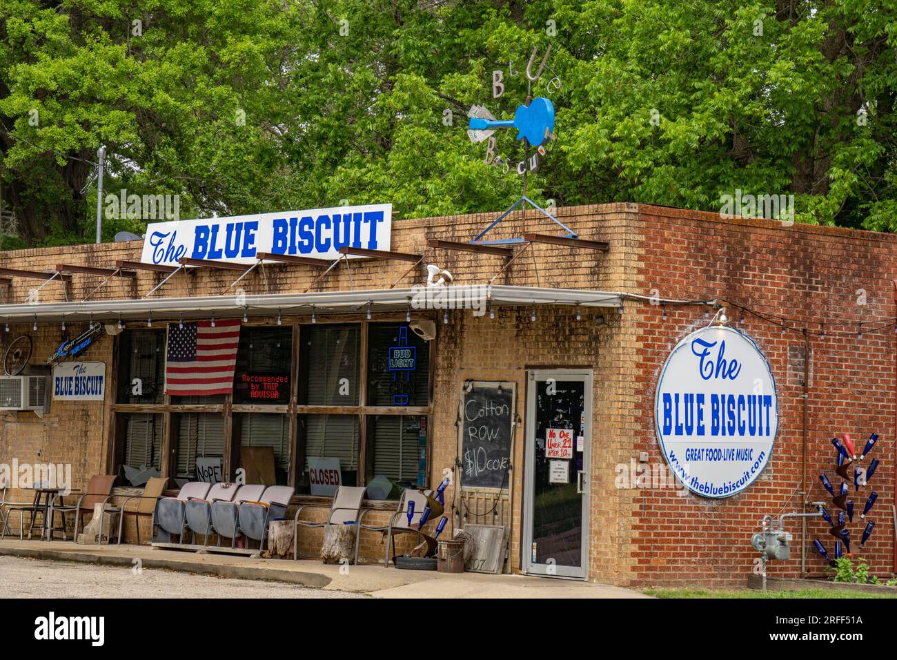 United States, Mississippi, Indianola, the Blue Biscuit juke-joint Stock Photo