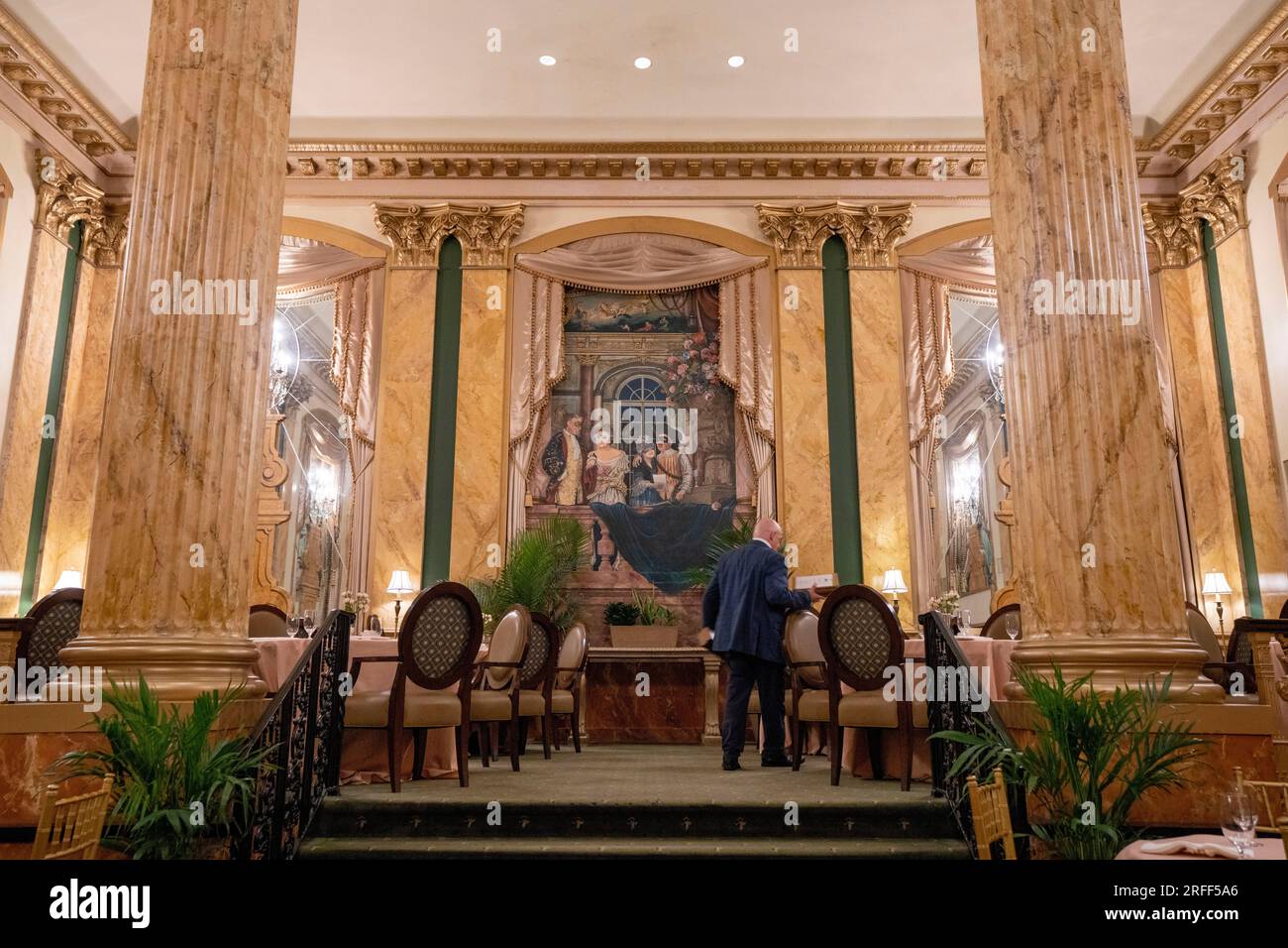 United States, Tennessee, Memphis, the dining room of the Peabody hotel Stock Photo