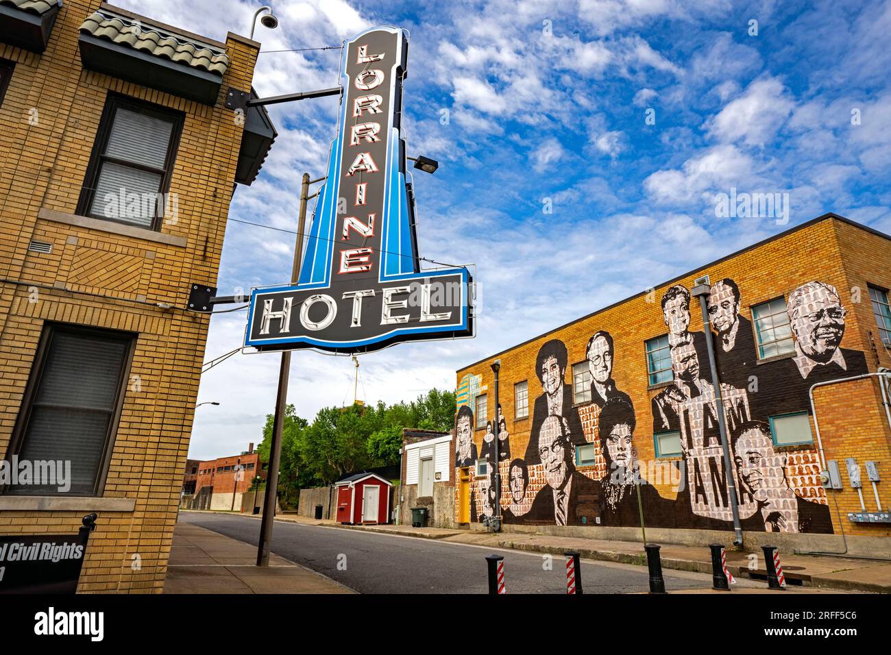 United States, Tennessee, Memphis, the Lorraine Motel where Martin Luther King was assassinated on April 4, 1968 Stock Photo