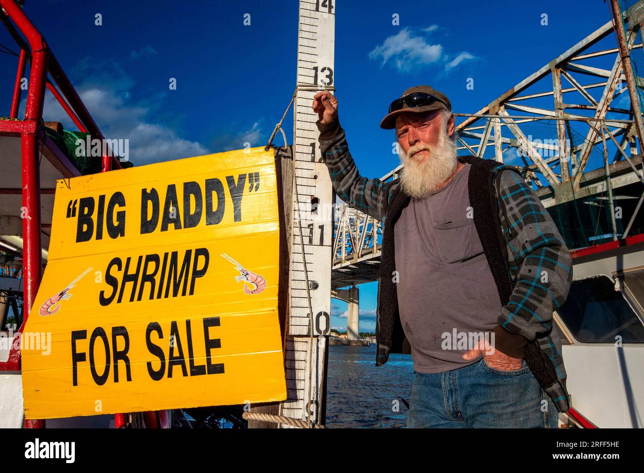 Louisiana shrimp fisherman hires stock photography and images Alamy
