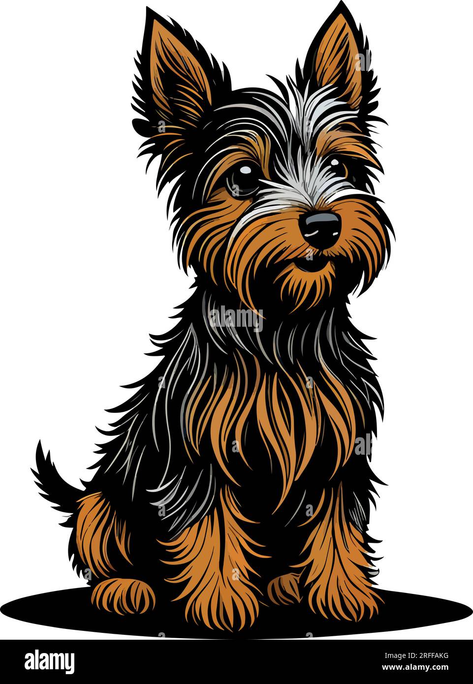 Animal friendship jack russell terrier Stock Vector Images - Alamy