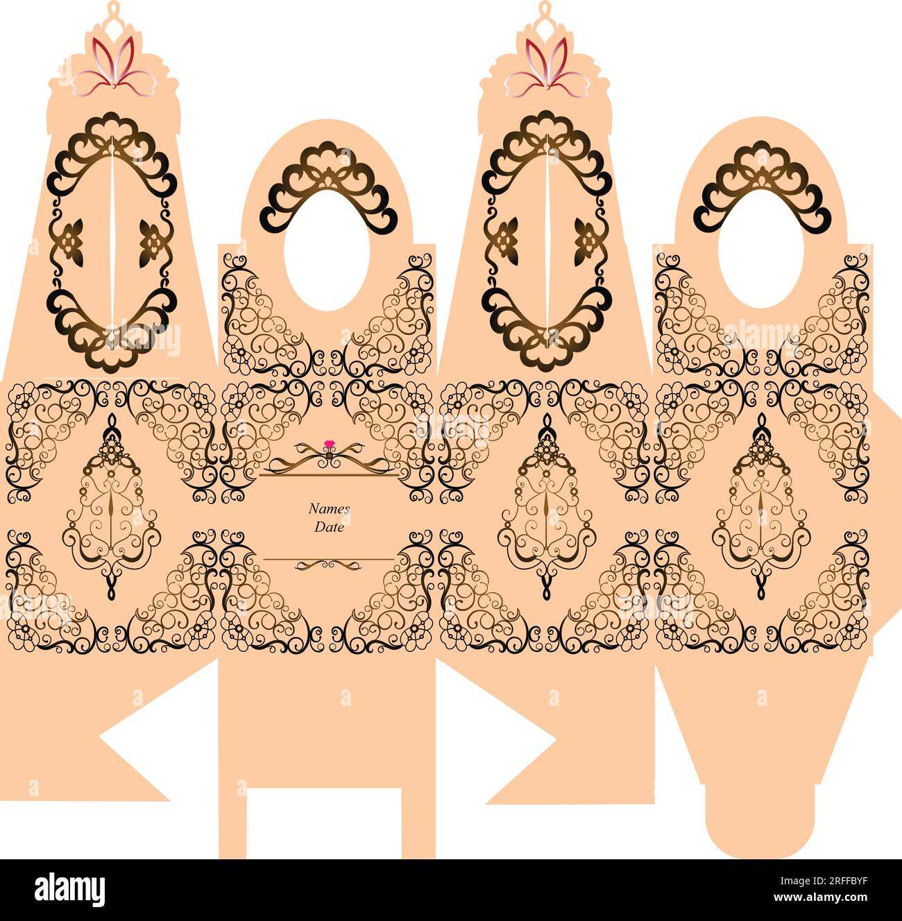 Party favor label Stock Vector Images - Alamy