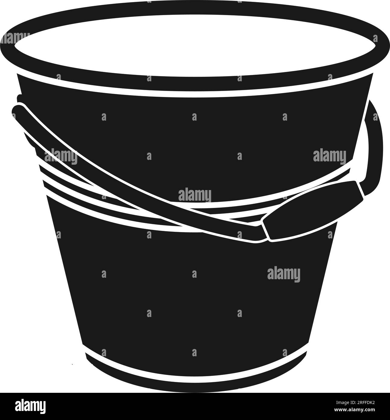 bucket icon vector illustration simple design Stock Vector