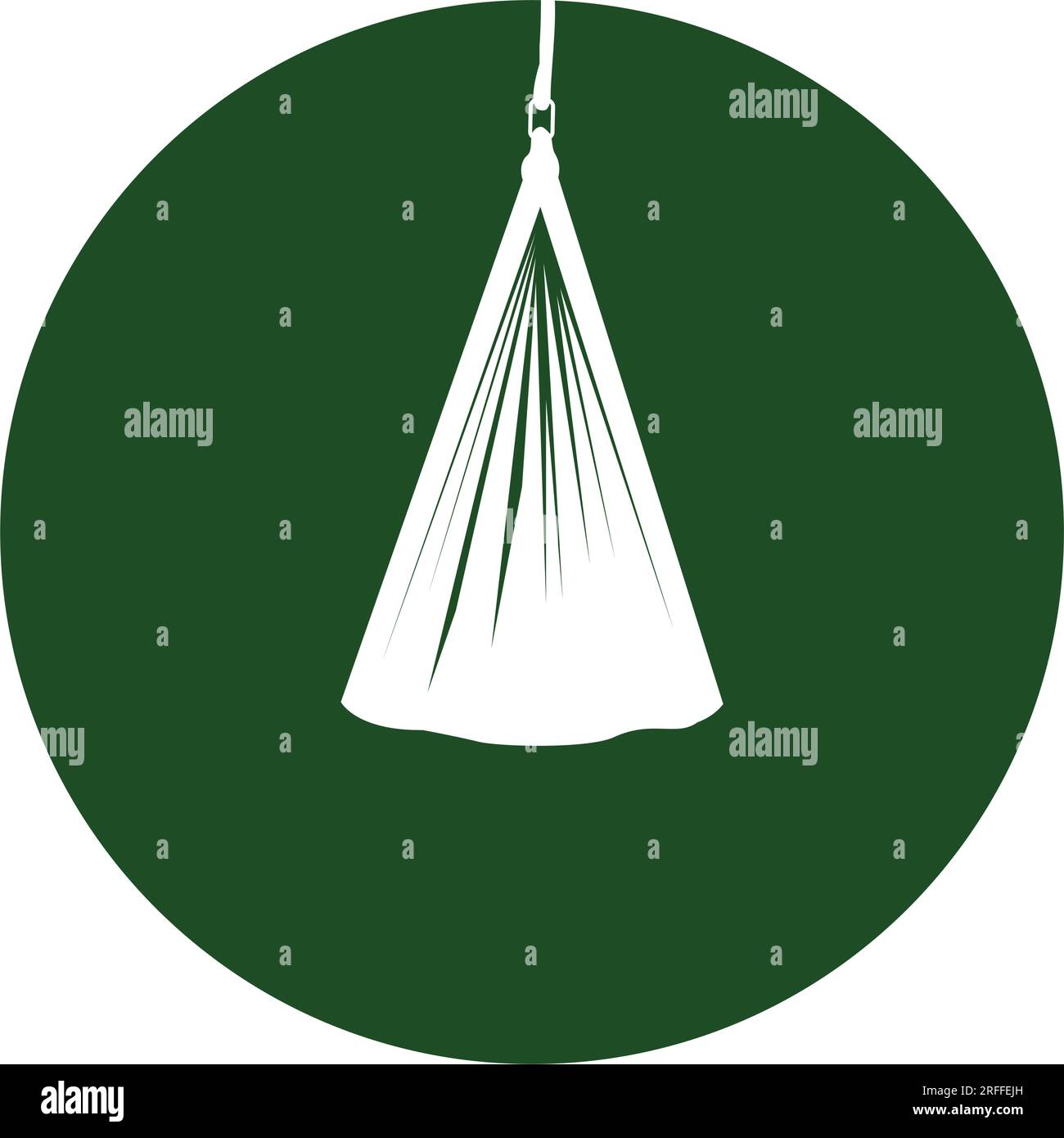 hammock icon vector illustration logo template Stock Vector
