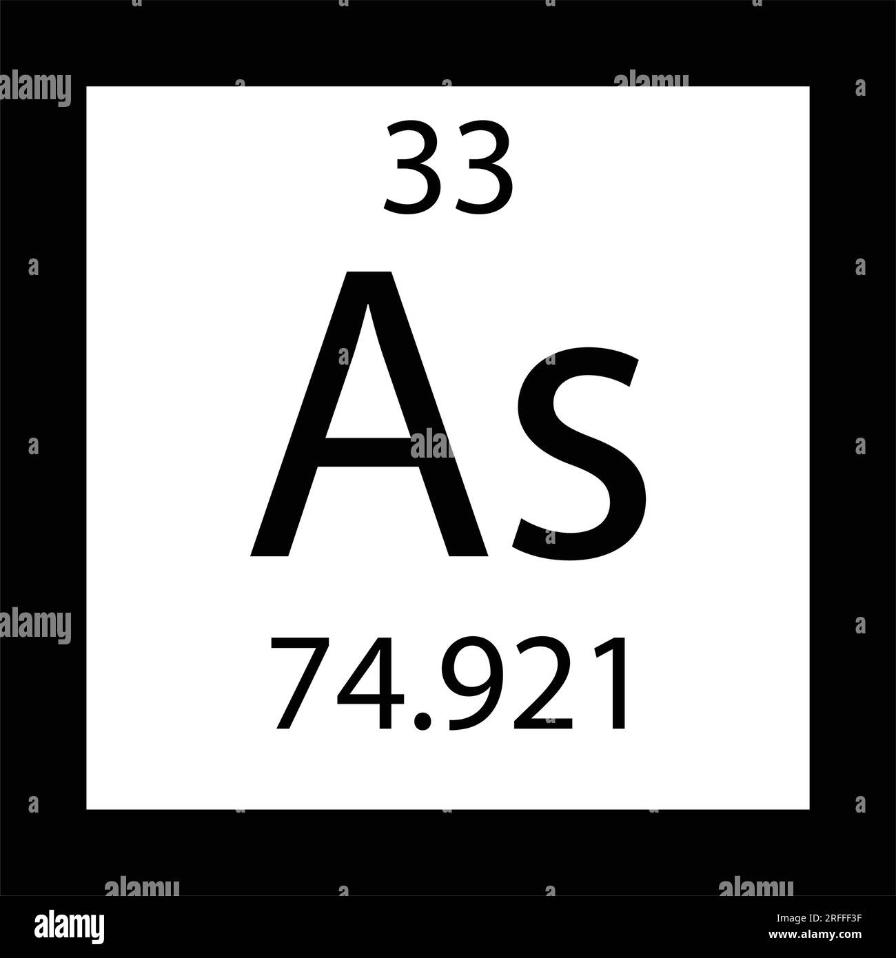 Arsenic chemical element Stock Vector Images - Alamy