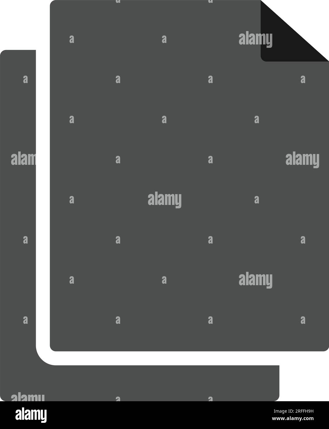 Paper folder icon outline hi-res stock photography and images - Alamy