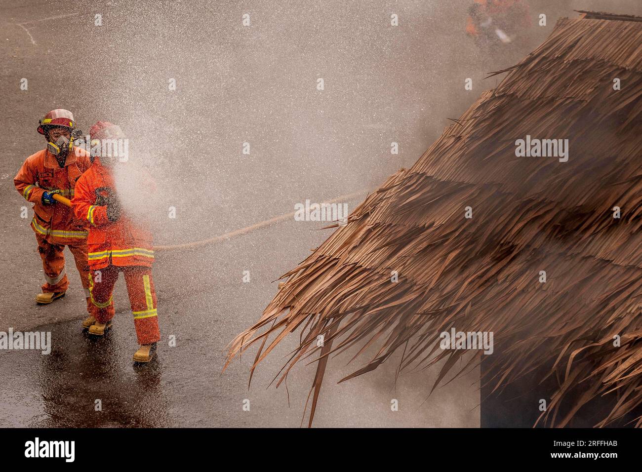 230803-yogyakarta-aug-3-2023-xinhua-firefighters-attend-a