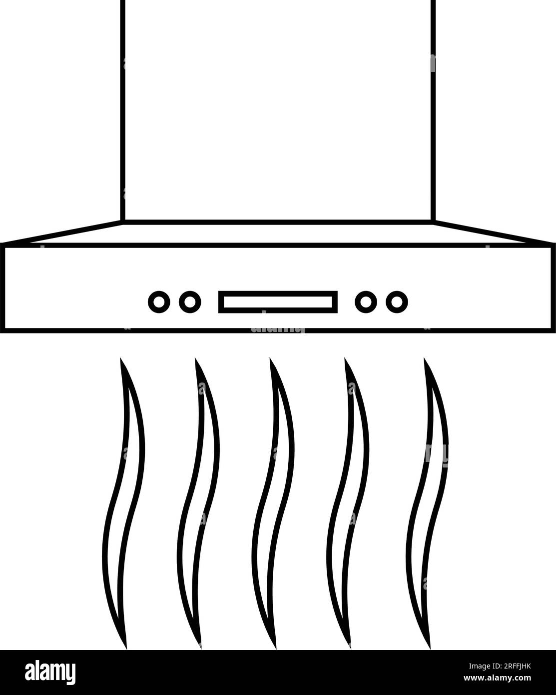 smoke extractor icon vector illustration symbol design Stock Vector