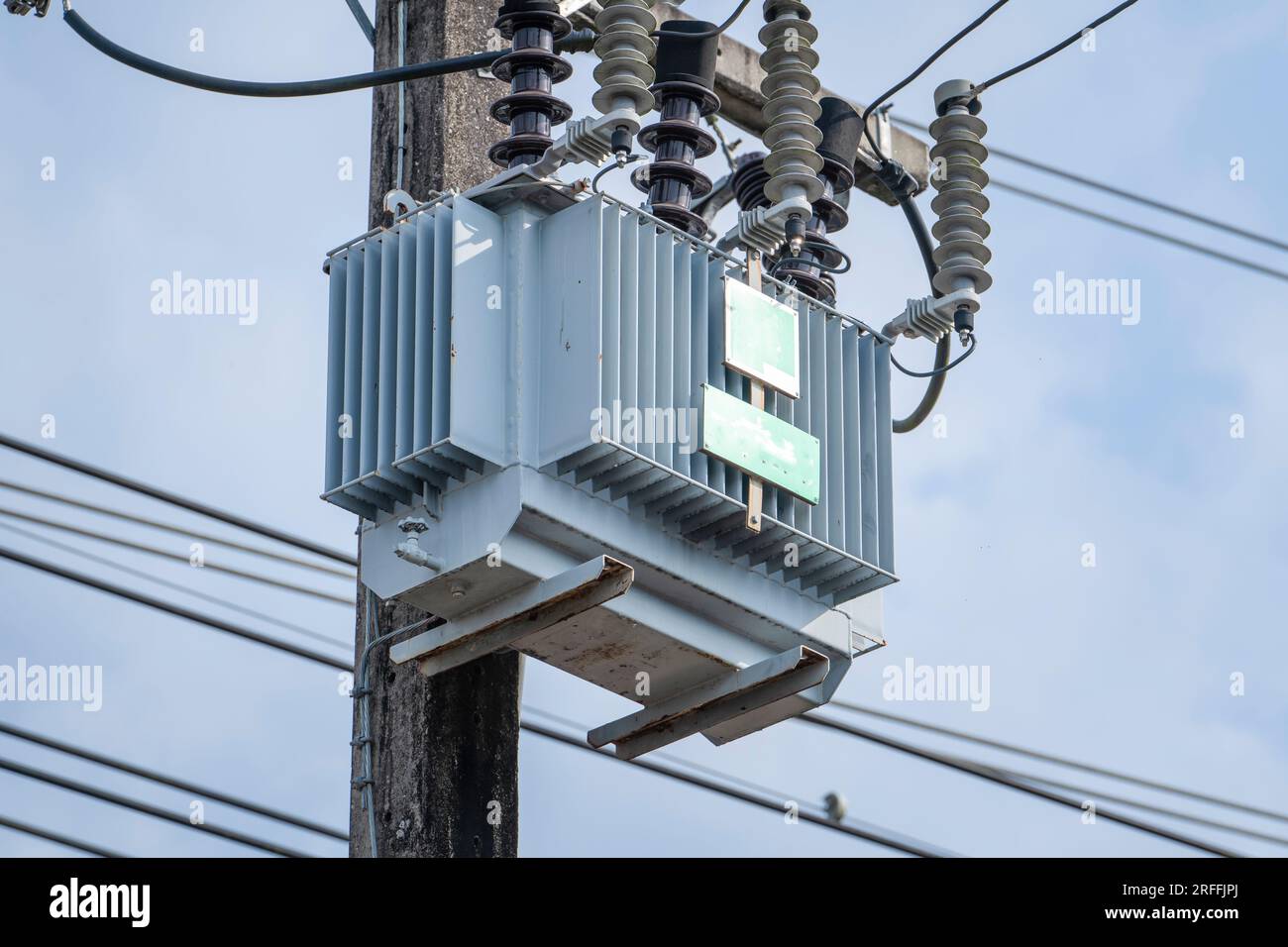 Electrical Power Transformer Mounted On A Utility Pole - Stock Photos |  Motion Array, image size:1300x956