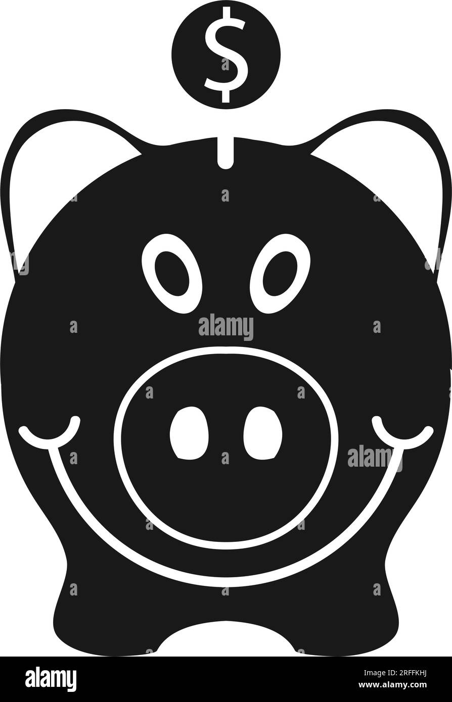 Piggy Bank Icon vector illustration symbol design Stock Vector Image ...