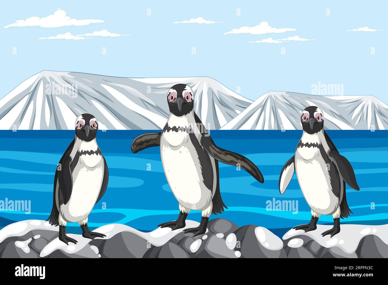 In arctic circle Stock Vector Images - Alamy