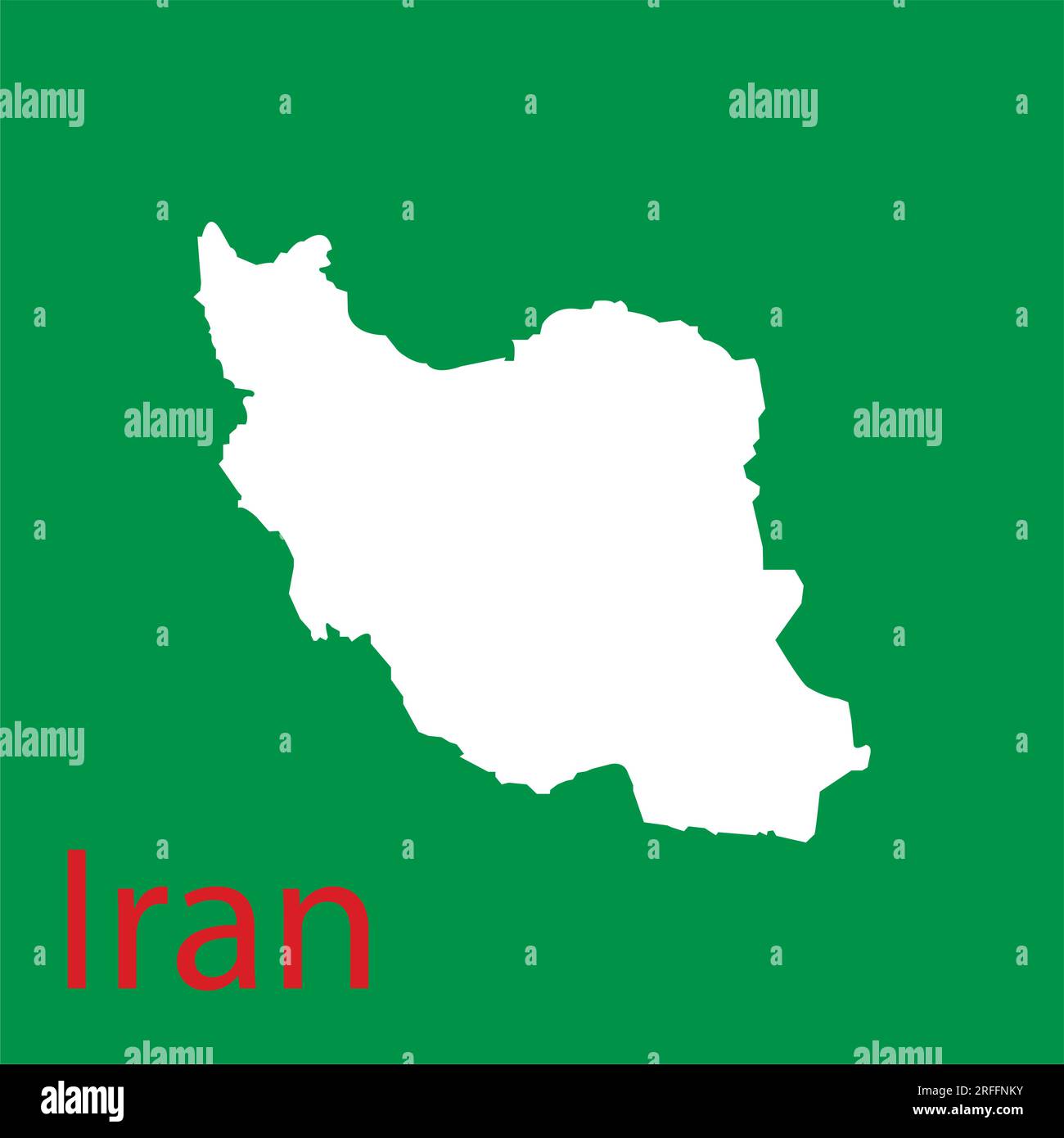 iran map icon vector illustration design Stock Vector