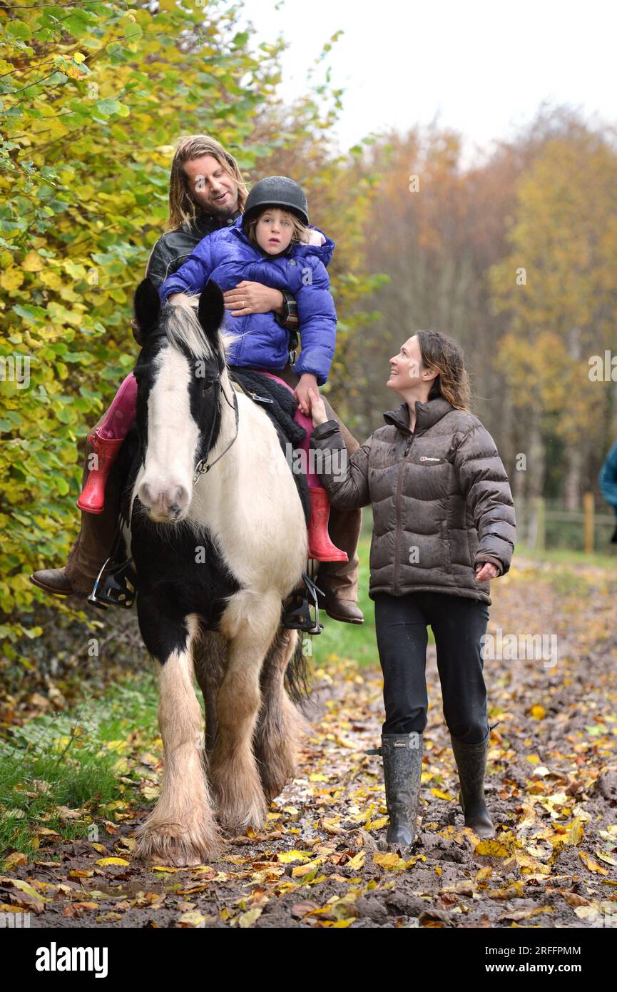 Rupert Isaacson who uses 'horse therapies' to help treat autistic