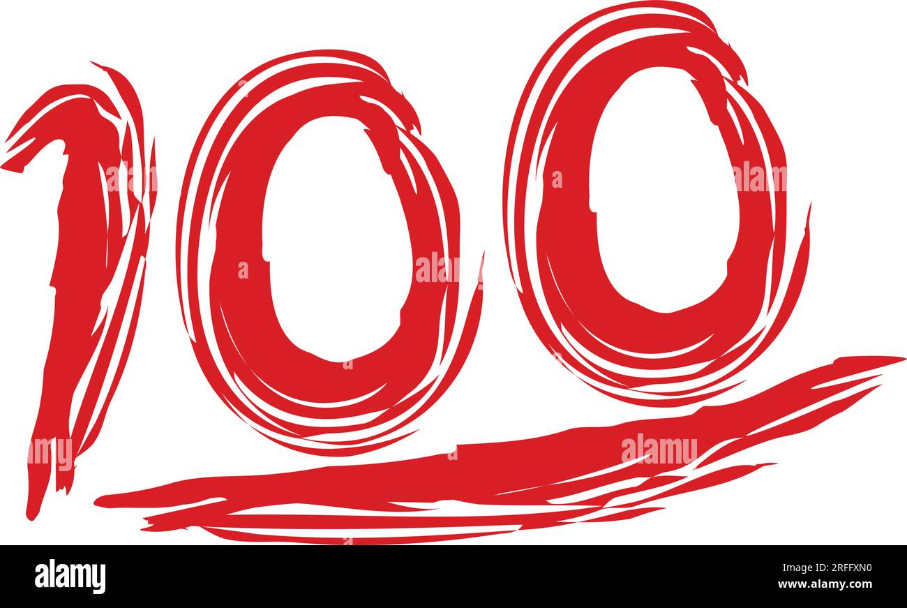 Vector sign 100 Cut Out Stock Images Pictures Alamy