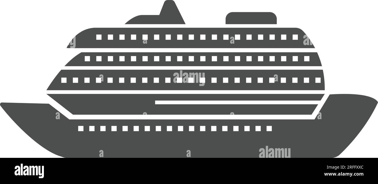 cruise ship icon illustration design Stock Vector Image & Art - Alamy