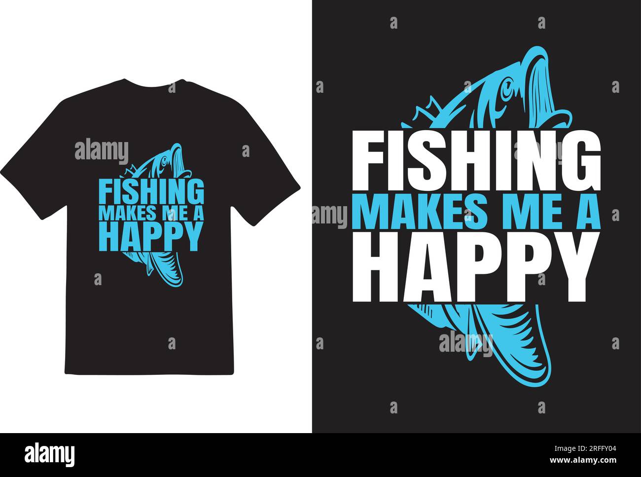 Fishing vector t shirt hi-res stock photography and images - Alamy