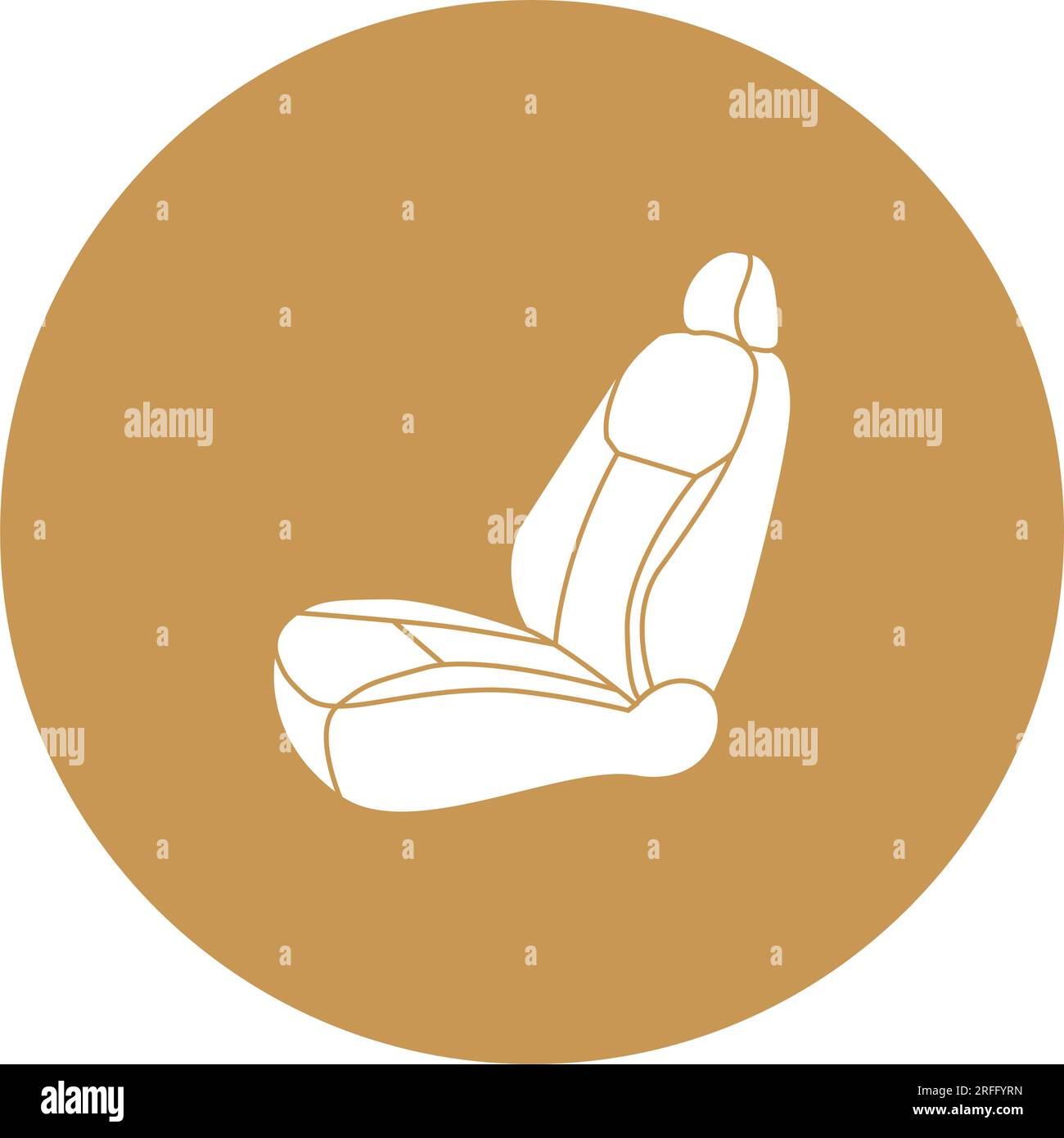 Car seat icon vector illustration symbol design Stock Vector