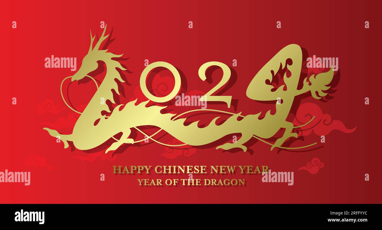 Happy Chinese New Year Backdrop Of 2024 The Dragon Spring Festival