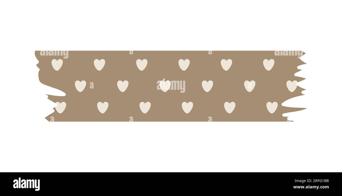 Cute Washi Tape PNG Image, Cute Brown Washi Tape, Washi Tape, Tape