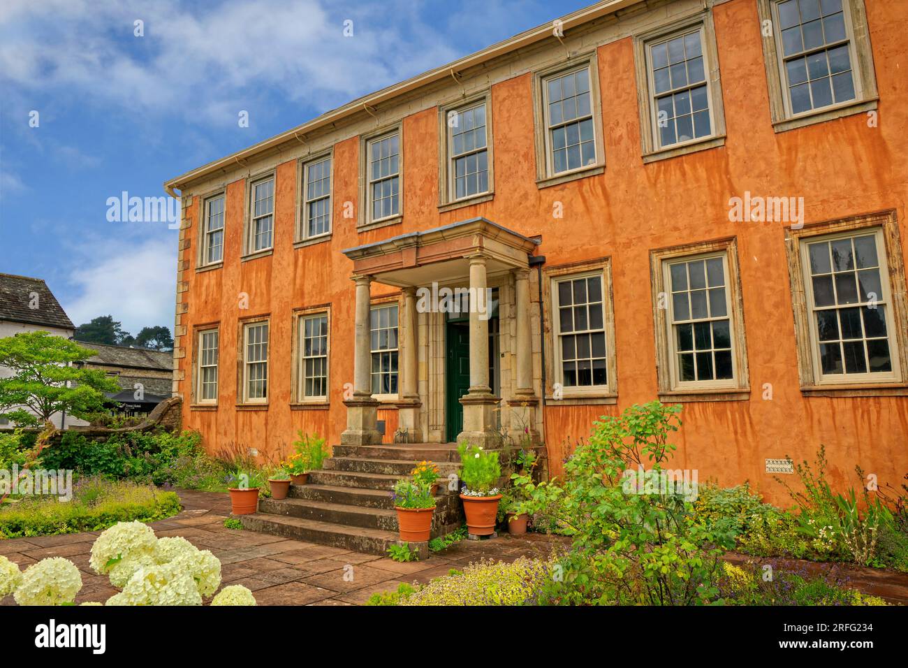 Wordsworth House, birthplace of poet William Wordsworth at Cockermouth in Cumbria, England. Stock Photo