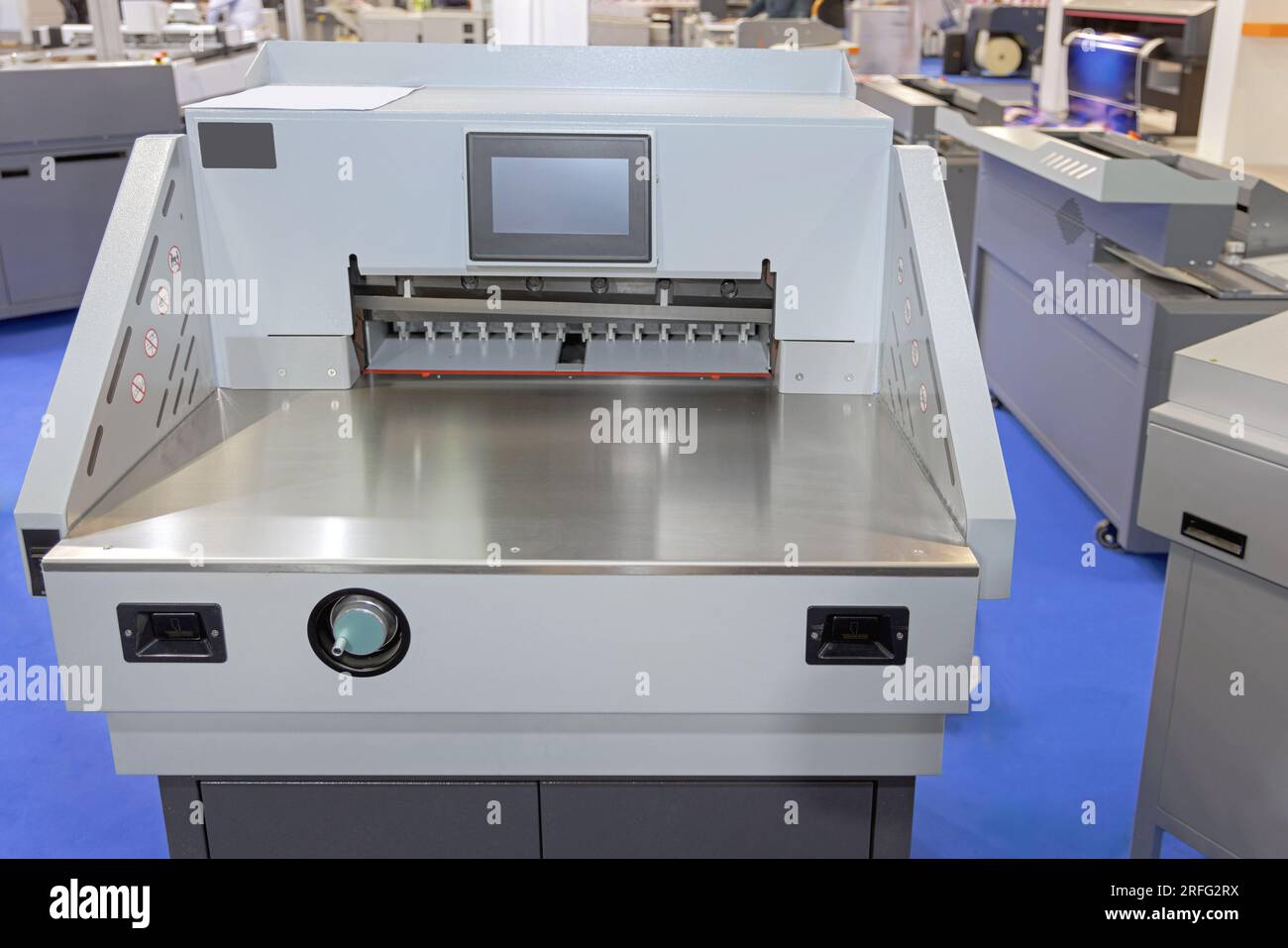 Paper Cutter Machine in Print Office Equipment Stock Photo Alamy