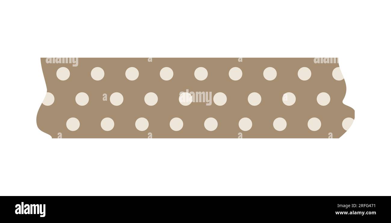 Brown Gingham Washi Tape graphic by Janet Kemp