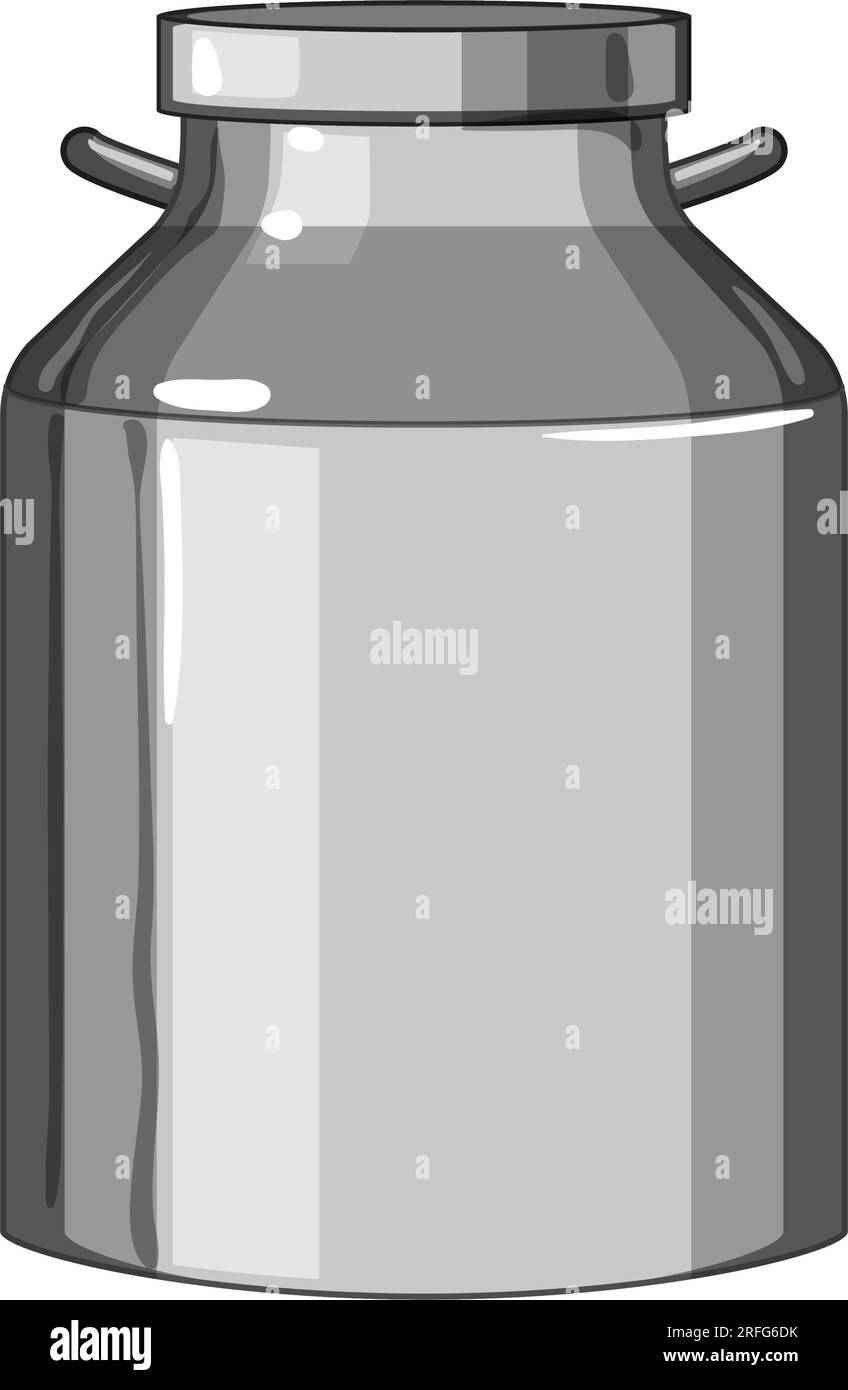 jug metal milk can cartoon vector illustration Stock Vector Image & Art