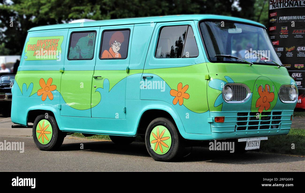 Scooby Doo Mystery Machine Stock Photo