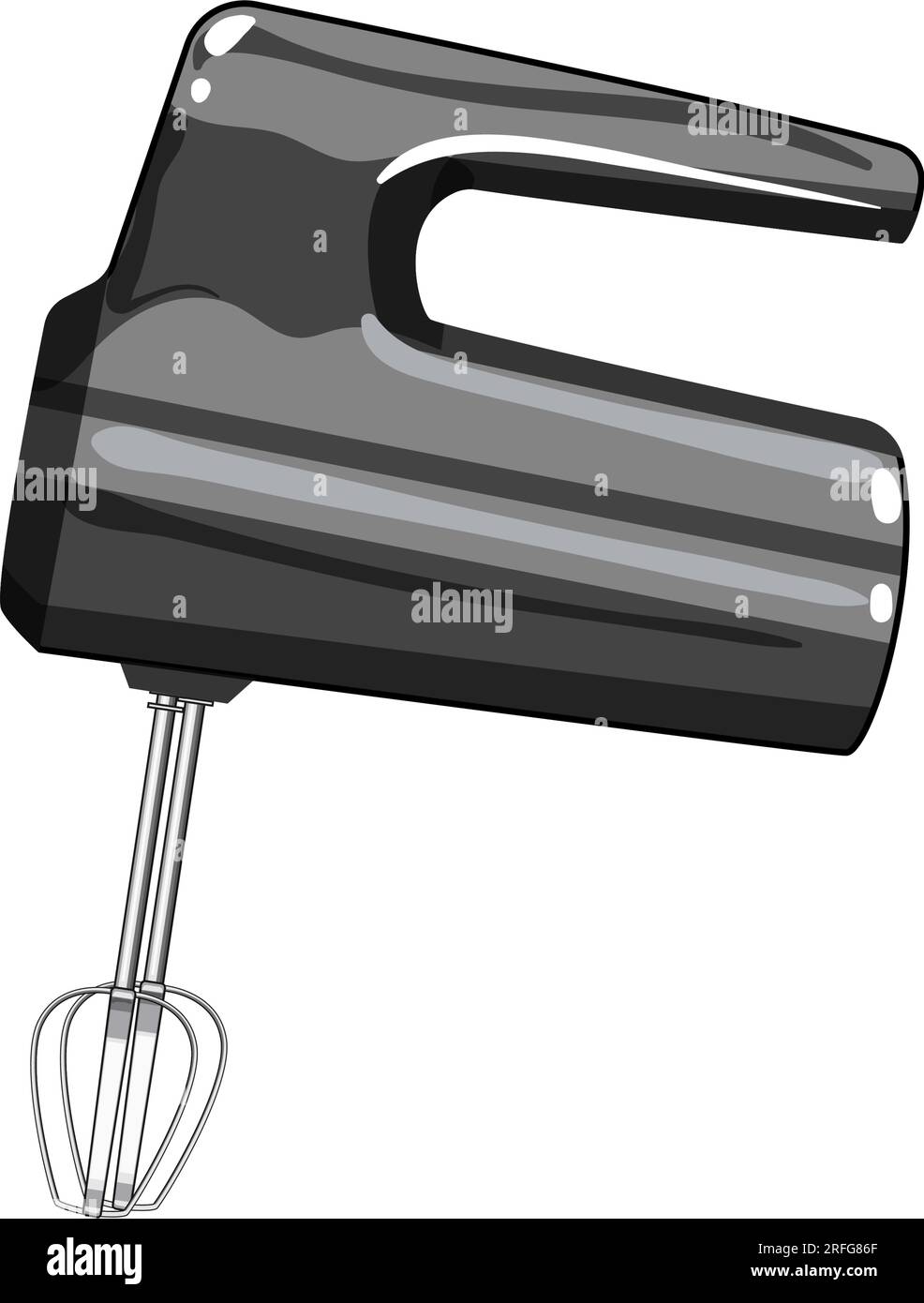 cooking hand mixer cartoon vector illustration Stock Vector Image & Art