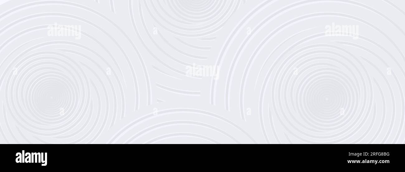 White abstract geometric background with circles pattern. Vector ...