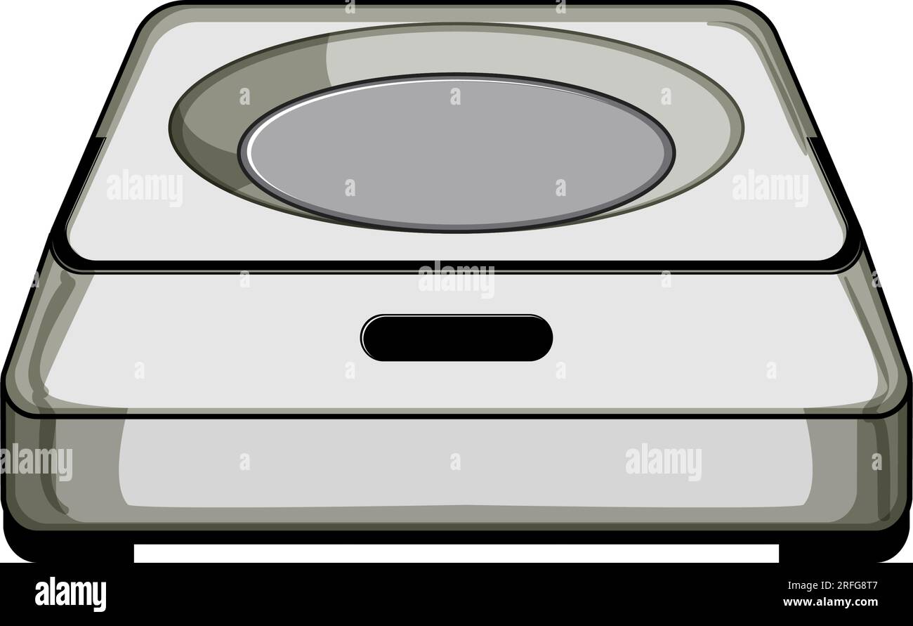 appliance robot vacuum cleaner cartoon vector illustration Stock Vector ...