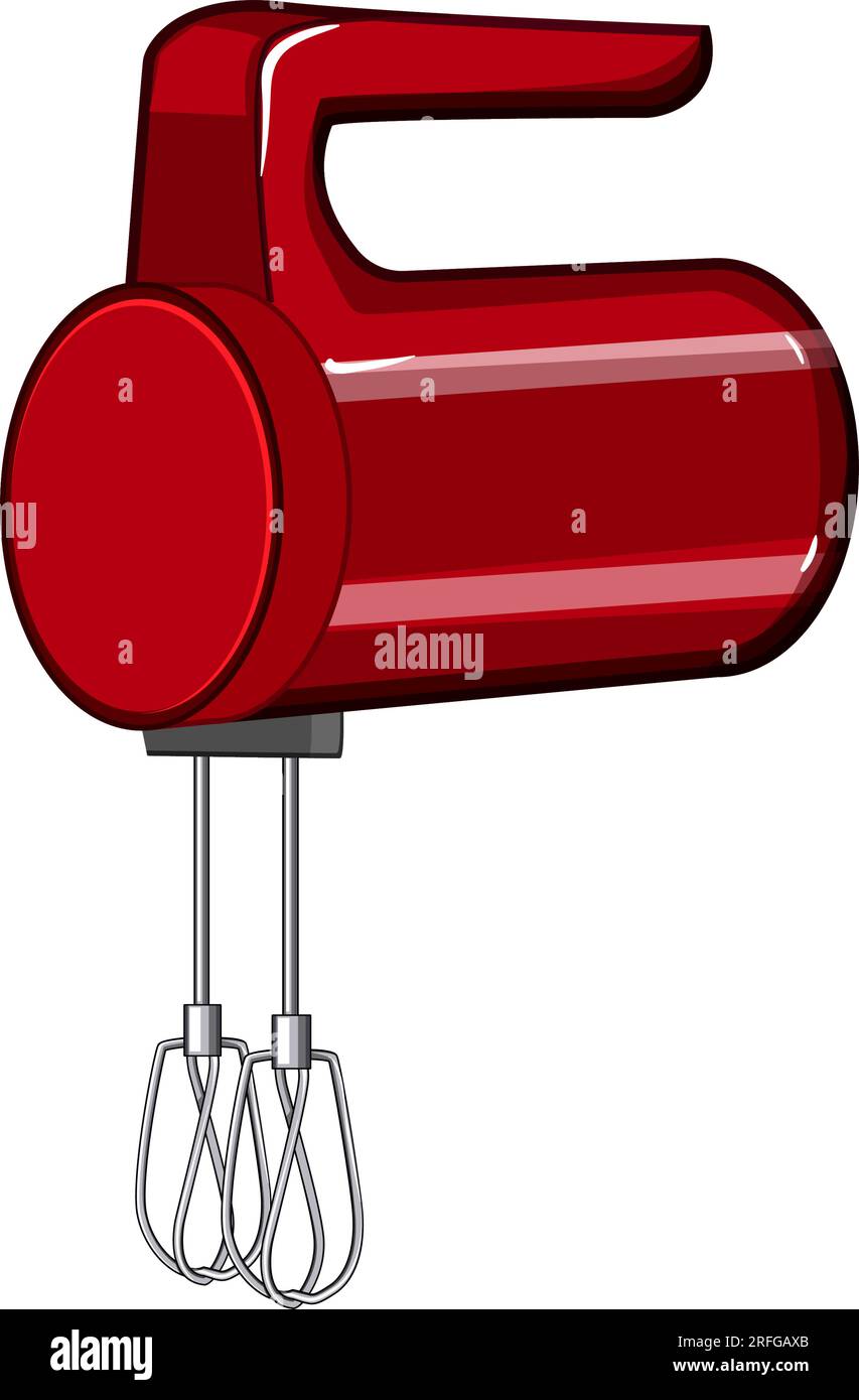 whisk hand mixer cartoon vector illustration Stock Vector Image & Art