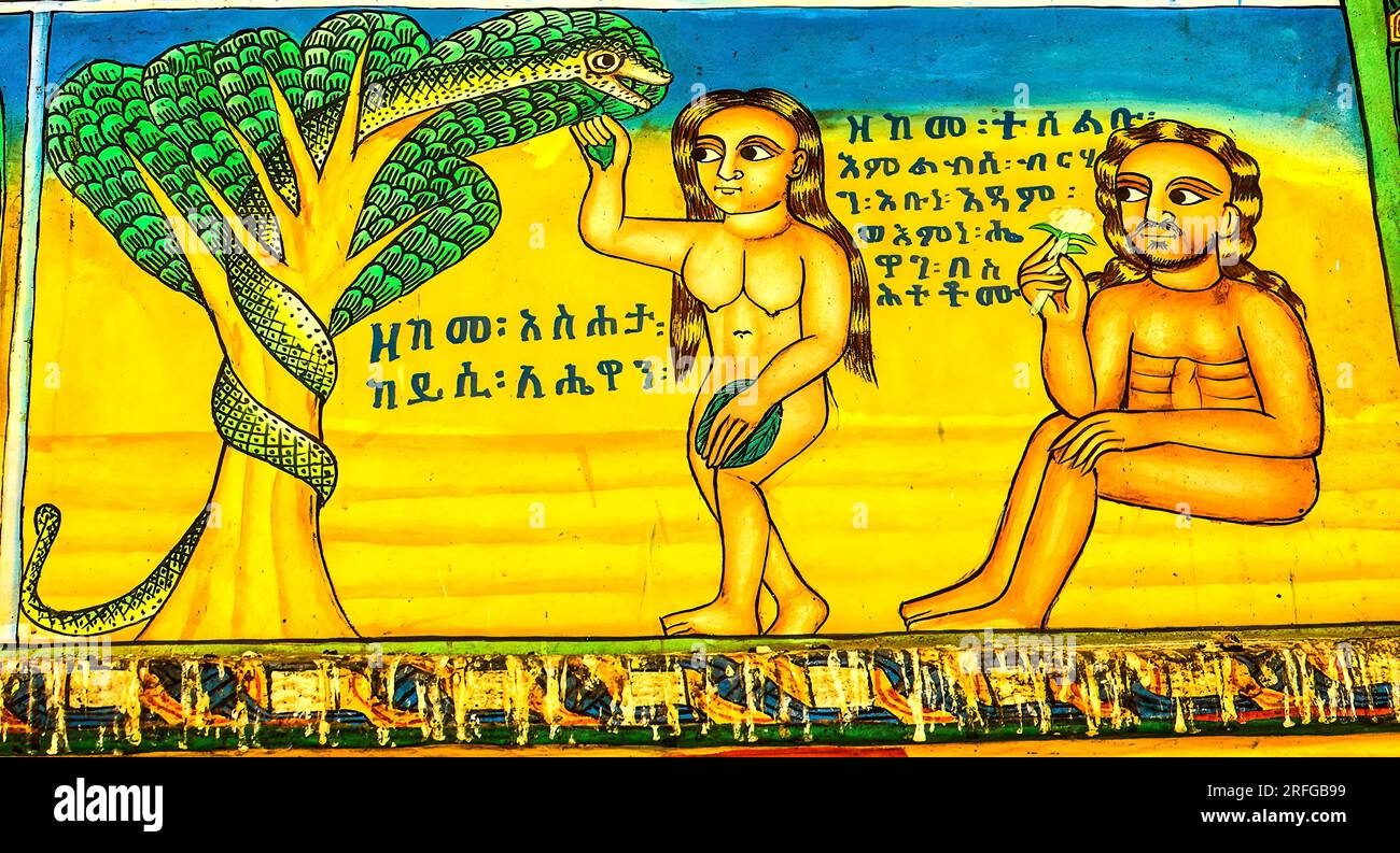 The story of adam and eve hi-res stock photography and images - Alamy