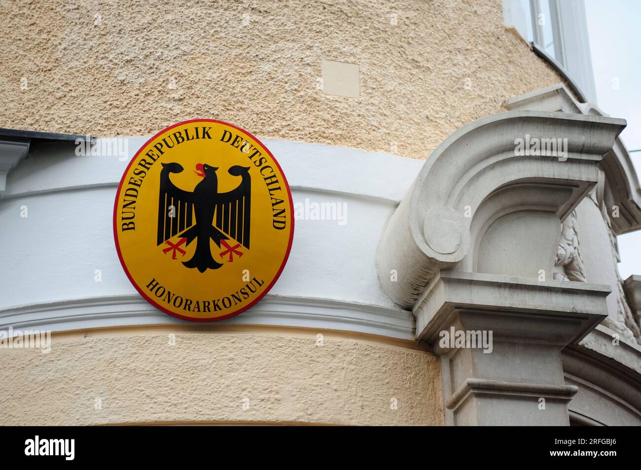 Coat of arms of german honorary consuls hires stock photography and
