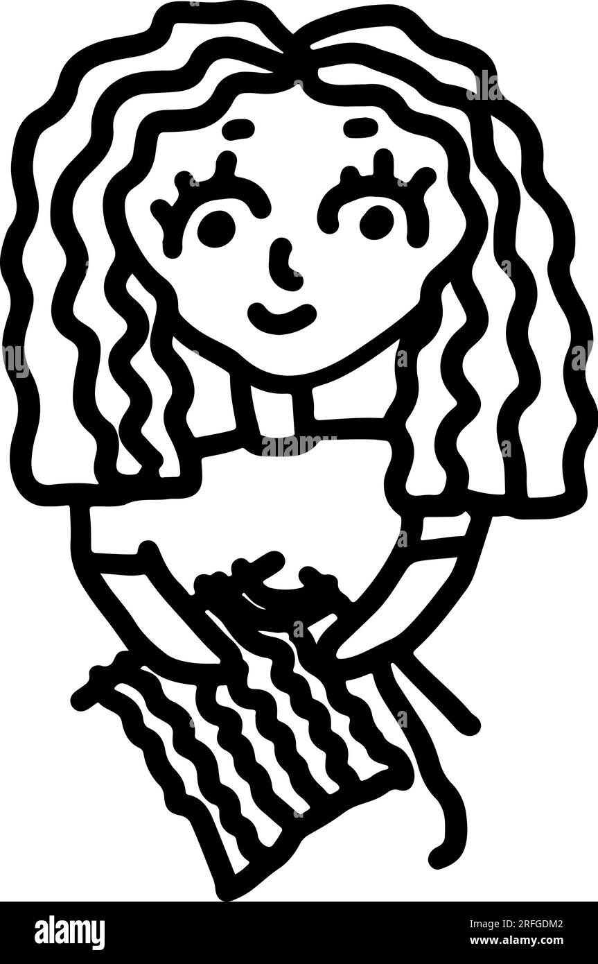 Knitting sketch Stock Vector Images Alamy