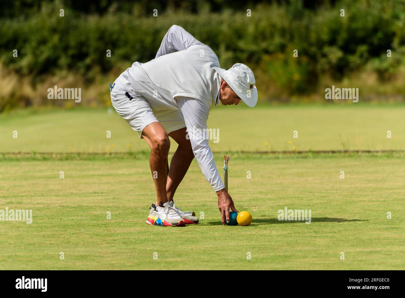 Sherif Abdelwahab USA playing in the Association Croquet World