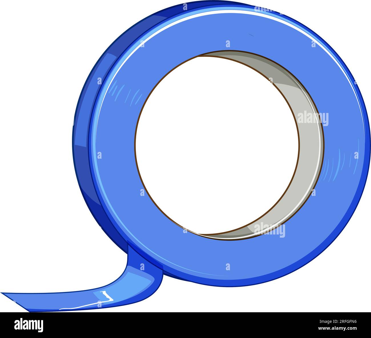 scotch electrical tape cartoon vector illustration Stock Vector Image