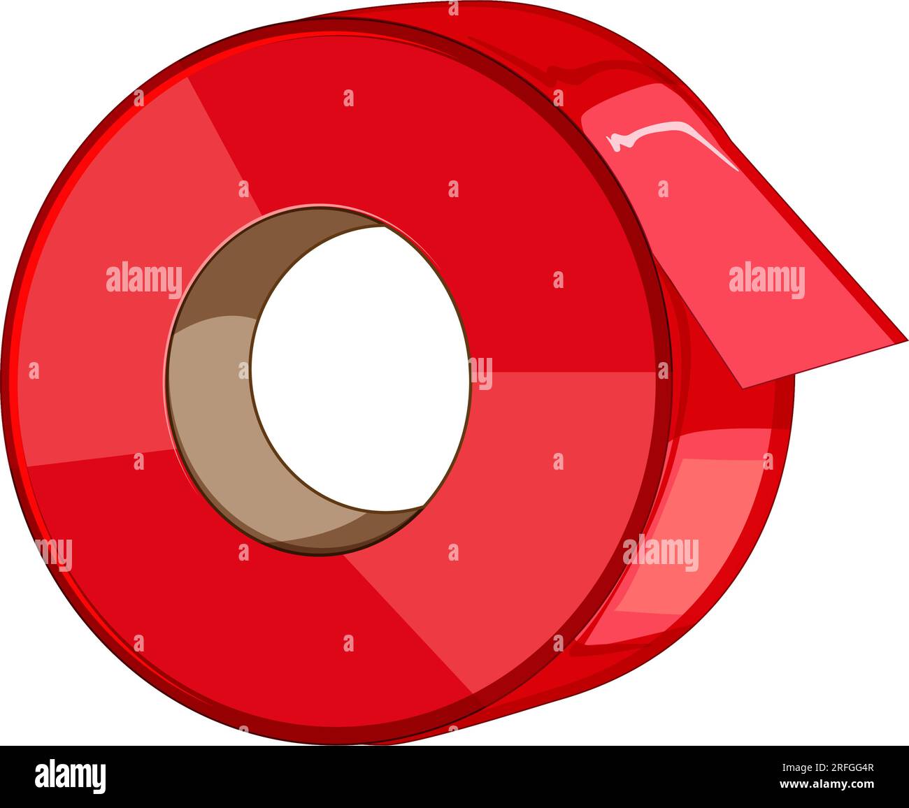 equipment electrical tape cartoon vector illustration Stock Vector