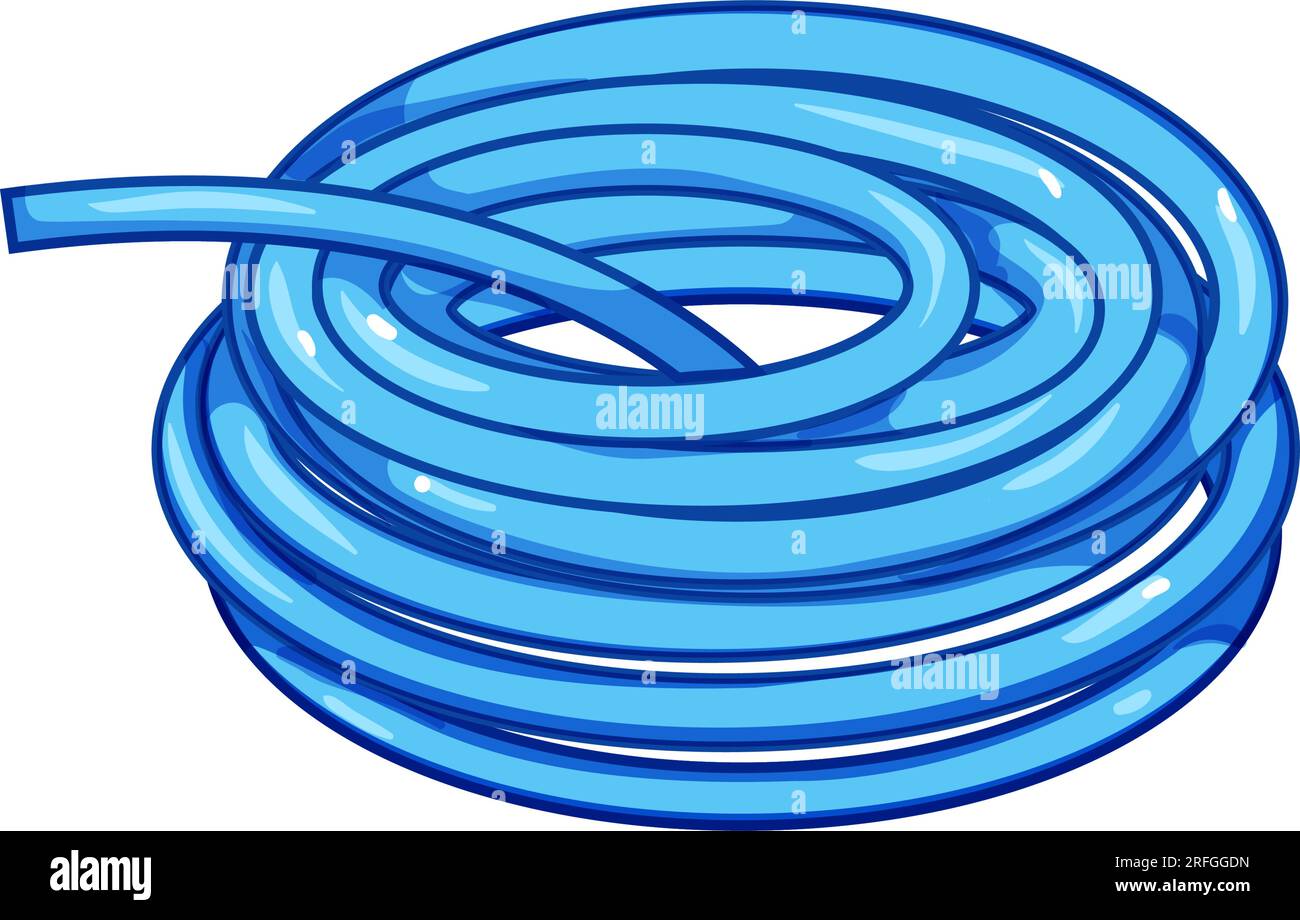 water garden hose cartoon vector illustration Stock Vector Image & Art